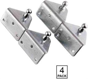 img 2 attached to 💪 10mm Ball Stud Gas Spring Lift Support Mounting Brackets - 2 Pairs (10 Millimeter)