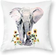 farmhouse sunflower pillowcase decorative polyester logo