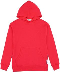 img 4 attached to AMERICLOUD Sweatshirt Athletic Brushed Pullover Boys' Clothing
