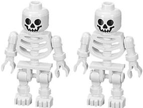 img 2 attached to 🧟 Enhance your LEGO Collection with the LEGO Skeleton Swivel 2 Pack Minifigure - Perfect for Spooky Adventures!