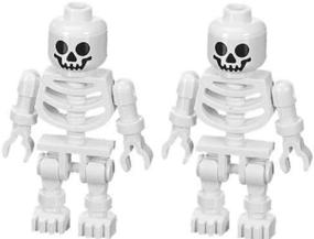 img 4 attached to 🧟 Enhance your LEGO Collection with the LEGO Skeleton Swivel 2 Pack Minifigure - Perfect for Spooky Adventures!
