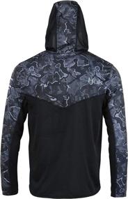 img 3 attached to HUK Men's Icon X Camo Hoodie: Long-Sleeve Fishing Shirt with UPF 50+