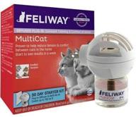 🏠 feliway multicat starter kit for cats: diffuser & 48 ml vial – improved harmony & decreased conflict! logo