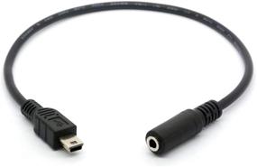 img 4 attached to Micro USB Male to 3.5mm Female AUX Audio Cable Cord with Mic Adapter for Headsets