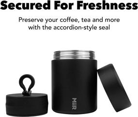 img 2 attached to ☕ MiiR Airtight Coffee Canister: Portable Storage for Coffee, Tea & More - Stainless Steel, Copper Finish