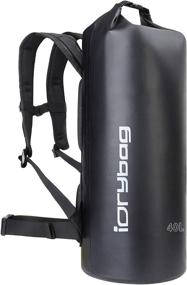 img 4 attached to 🎒 Водонепроницаемый рюкзак-сухой мешок IDRYBAG 30L/40L: идеальное снаряжение для водных видов спорта, каякинга, прогулок на лодке, рафтинга и многого другого!