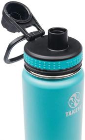 img 3 attached to 💧 Takeya Ocean Originals 24oz Stainless-Steel Water Bottle: Vacuum-Insulated, Stay Hydrated On The Go!