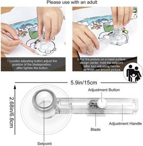 img 2 attached to 🔘 SuFly Button Maker: Easy Installation Badge Machine 58mm(2.25in) – DIY Press Machine with 100 PCS Button Parts, Pin Backs, Mylar, Cutter & Magic Book