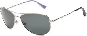 img 4 attached to 🕶️ Stylish and Trendy: Kate Spade New York Women's Ally Aviator Sunglasses