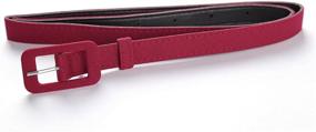 img 2 attached to 👗 MUXXN Women's Solid Color Basic Belt for Casual Formal Dress or Jeans - Ideal for Stylish Outfits