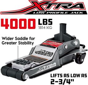 img 3 attached to 🔧 Powerbuilt 620479E Xtra Low Profile Floor Jack: Enhanced Safety & 2 Ton Load Capacity