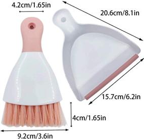 img 1 attached to 🔍 Optimized for SEO: Mini Pink Team Brush and Dustpan Set