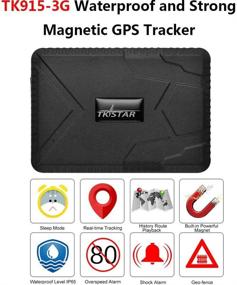 img 3 attached to 📍 Advanced 3G TKSTAR GPS Tracker with Real-Time Anti-Theft Vehicle Tracking for Cars, Motorcycles, Trucks, and Boats - TK915 7800mAh Hidden Magnetic Vehicle GPS Tracker