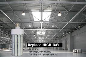 img 1 attached to 200W E39 Mogul Base LED Corn Bulbs: Brilliant and Efficient Lighting Solution