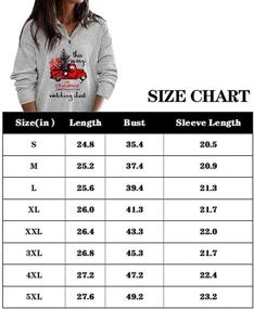 img 1 attached to 🎄 JIAOTU Women's Christmas Movie Watching Shirt | Xmas Truck and Tree | My Xmas Long Sleeve Top for Watching Movies