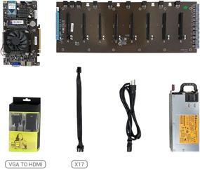 img 2 attached to 💰 Soontech Mining Rig: Полный комплект 8 GPU рига с встроенной системой майнинга биткойнов, набор GPU рига включает материнскую плату, процессор, твердотельный накопитель, оперативную память, и блок питания.