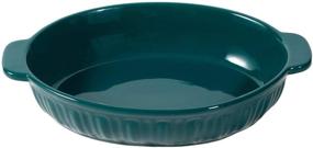 img 4 attached to FE Ceramic Bakeware Casserole Turquoise