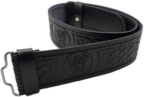 img 3 attached to 👔 Highland Leather Men's Belts: AAR Scottish Accessories Collection