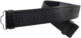 img 4 attached to 👔 Highland Leather Men's Belts: AAR Scottish Accessories Collection