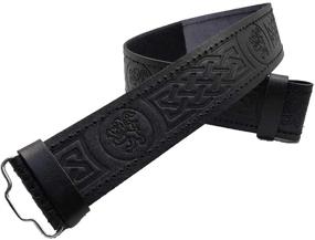 img 1 attached to 👔 Highland Leather Men's Belts: AAR Scottish Accessories Collection