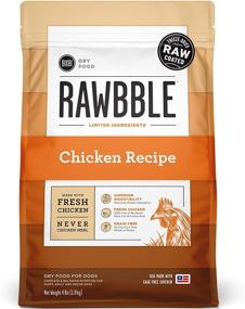 img 4 attached to 🐶 BIXBI Rawbble Dry Dog Food: Wide Range of Flavors, Available in 4 & 24 Pounds