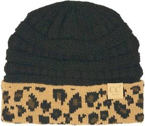 img 2 attached to Soft Knit Chunky Slouch Beanie Cap Hat for CC Kids Classic, Ages 2 to 5