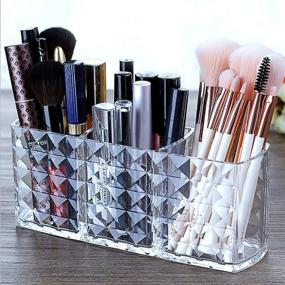 img 1 attached to IPEGTOP Organizer Acrylic Cosmetic Eyeliners