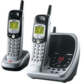 img 3 attached to 📞 Enhanced Uniden DXAI5588-2 5.8 GHz Analog Cordless Phone Set with Dual Handsets in Silver and Black