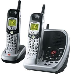 img 4 attached to 📞 Enhanced Uniden DXAI5588-2 5.8 GHz Analog Cordless Phone Set with Dual Handsets in Silver and Black