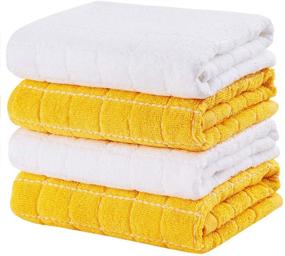 img 1 attached to Sunolga Towels Kitchen Cotton Absorbent