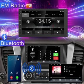 img 3 attached to 🚗 UNITOPSCI Double Din Android Car Stereo with GPS Bluetooth 7 Inch 2.5D Touch Screen Multimedia In-Dash Navigation Stereo, WiFi, FM Radio, DVR, Dual USB, Mirror Link, Backup Camera Support