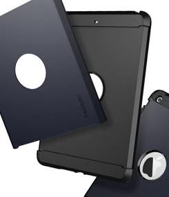 img 1 attached to 📱 Spigen Tough Armor iPad Mini 3/2/1 Case - Metal Slate: Top-Grade Protection for Seamless iPad Experience
