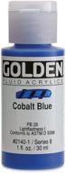 золотая жидкая акриловая краска ounce cobalt логотип