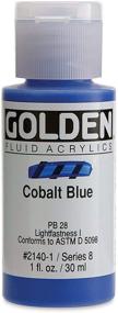 img 1 attached to Golden Fluid Acrylic Paint Ounce Cobalt