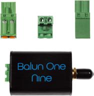 📻 affordable balun one nine v2: compact 9:1 (1:9) enclosed balun with input protection for improved hf & shortwave reception. ideal for software defined radio (rtl-sdr & sdrplay), ham it up, and compatible radios. logo