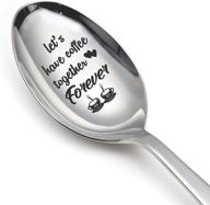 ☕ personalized spoon for coffee lovers - eternal bond engraved gift logo