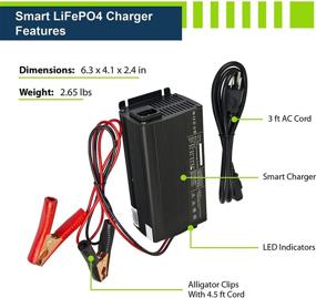 img 3 attached to 🔋 ExpertPower 12V 20A Smart Charger: Optimized for Lithium LiFePO4 Deep Cycle Rechargeable Batteries