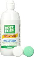 👁️ opti-free replenish multi-purpose disinfecting solution 10oz: ultimate eye care logo