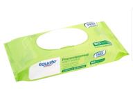 equate hypoallergenic lightly scented premoistened soft 🌿 wipes 80 wipes: gentle and convenient cleaning solution logo