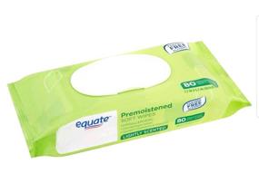 img 1 attached to Equate Hypoallergenic Lightly Scented Premoistened Soft 🌿 Wipes 80 Wipes: Gentle and Convenient Cleaning Solution