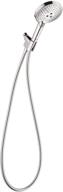 🚿 hansgrohe raindance select s adjustable 5-inch handheld shower head set - modern 3 spray powderrain, full and massage - easy install with hose in chrome, 1.75 gpm, 04905000 logo