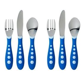 img 2 attached to 🍴 Stainless Steel Kiddy Cutlery for Kids at Gerber Home Store