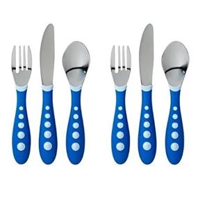 img 1 attached to 🍴 Stainless Steel Kiddy Cutlery for Kids at Gerber Home Store