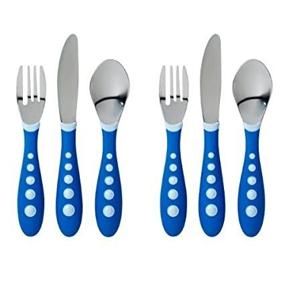 img 3 attached to 🍴 Stainless Steel Kiddy Cutlery for Kids at Gerber Home Store