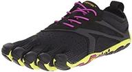 👟 vibram women's v running shoe - black/yellow/purple - size 41 eu/9.0-9.5 b(m) us eu logo