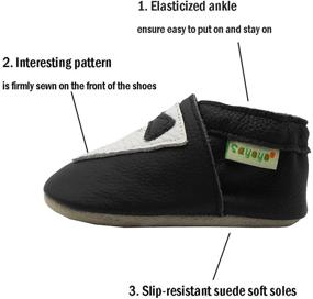 img 3 attached to 🐤 SAYOYO Baby Chick Soft Sole Leather Shoes for Infants and Toddlers