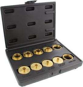 img 4 attached to DCT Brass Router Template Guides Bushing Set with Case - Porter-Cable Guide Bushings 5/16 to 1 inch