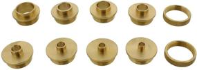 img 2 attached to DCT Brass Router Template Guides Bushing Set with Case - Porter-Cable Guide Bushings 5/16 to 1 inch