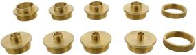 img 1 attached to DCT Brass Router Template Guides Bushing Set with Case - Porter-Cable Guide Bushings 5/16 to 1 inch