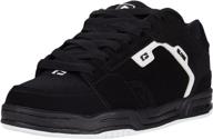 globe scribe black white 11 men's shoes logo